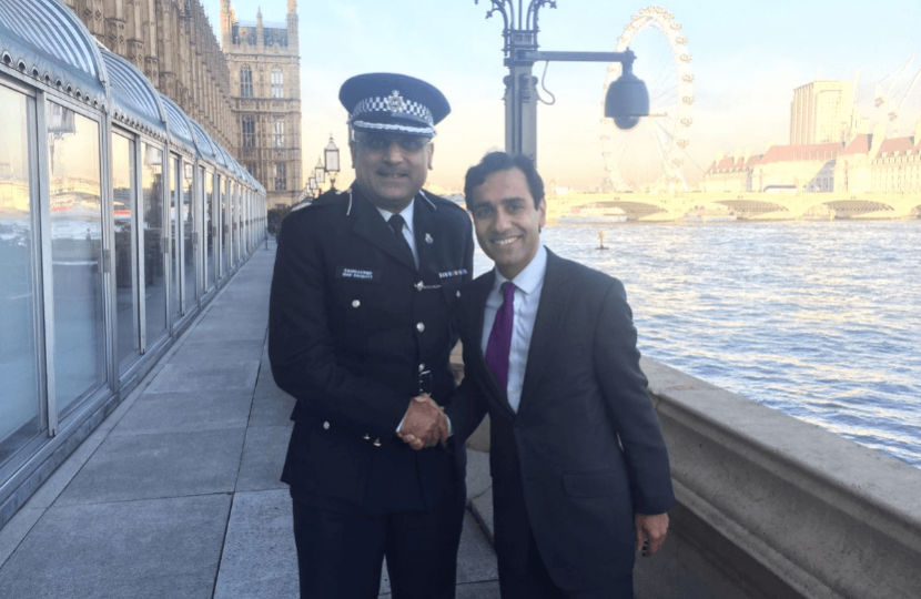 Rehman with Commander Chishty