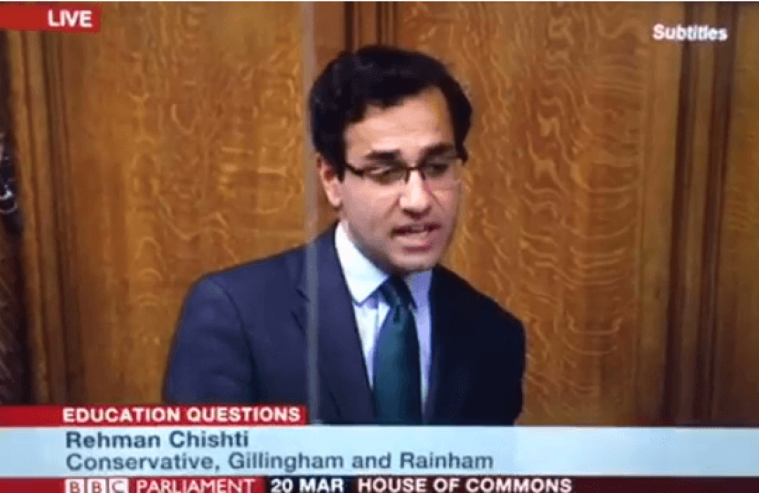 Rehman in the chamber