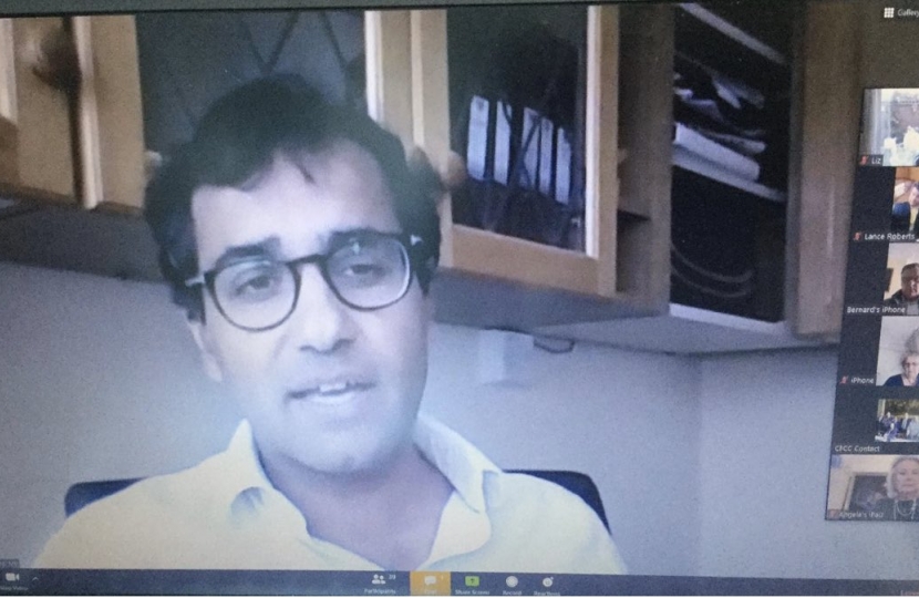 Video conference screenshot