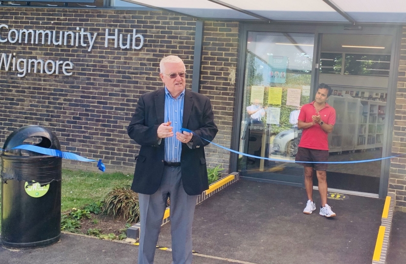Rehman at opening of Wigmore Community Hub