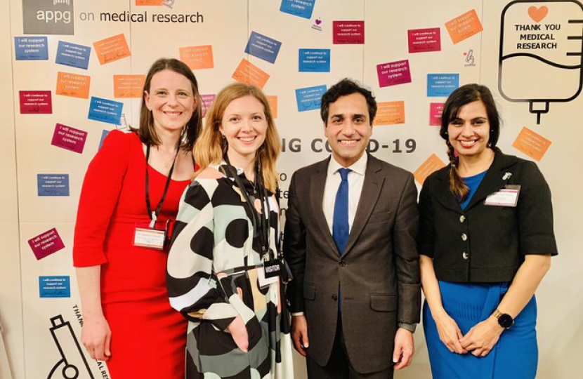 Rehman attends reception for APPG on Medical Research 