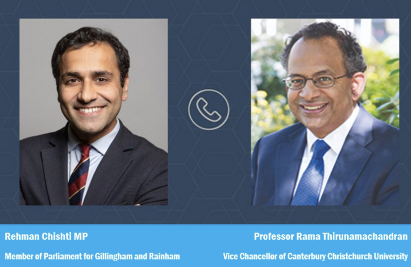 Rehman and Prof. Rama held a phone call.