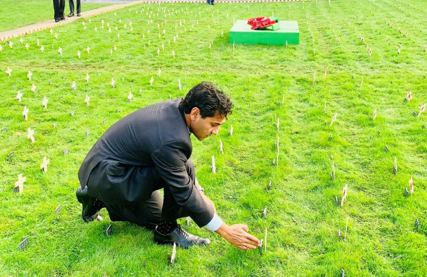 Rehman in the Garden of Remembrance