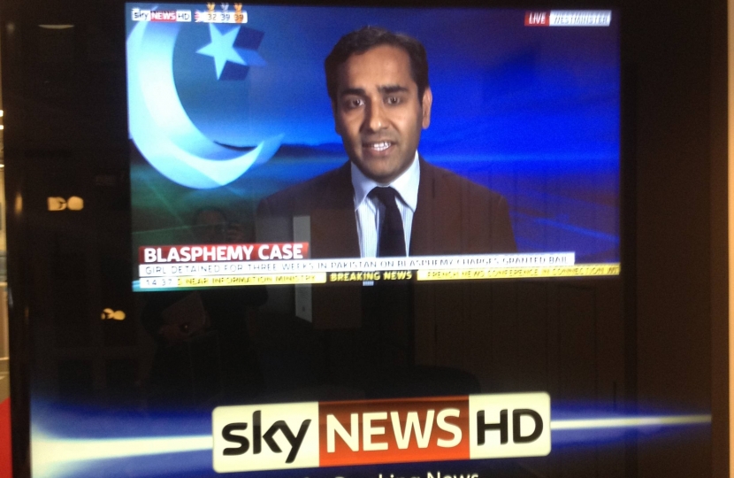 Rehman on sky news