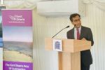 Rehman speaking at the event