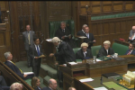 Rehman speaking in parliament