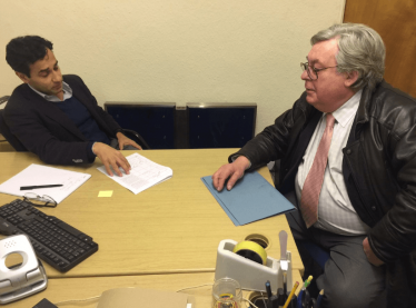 Rehman holding the constituency surgery on Friday