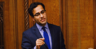 Rehman speaking in Parliament 