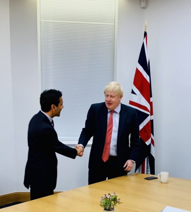 Rehman meeting Boris