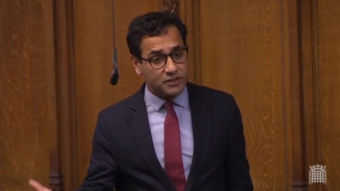 Rehman speaking in Parliament