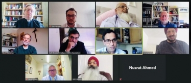 Screenshot of call with local faith leaders