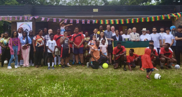 Rehman at the Medway Ghanaian Association sports day