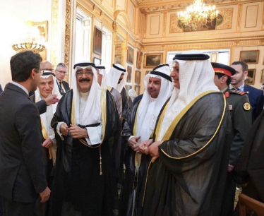 Rehman with His Highness the Crown Prince of Kuwait